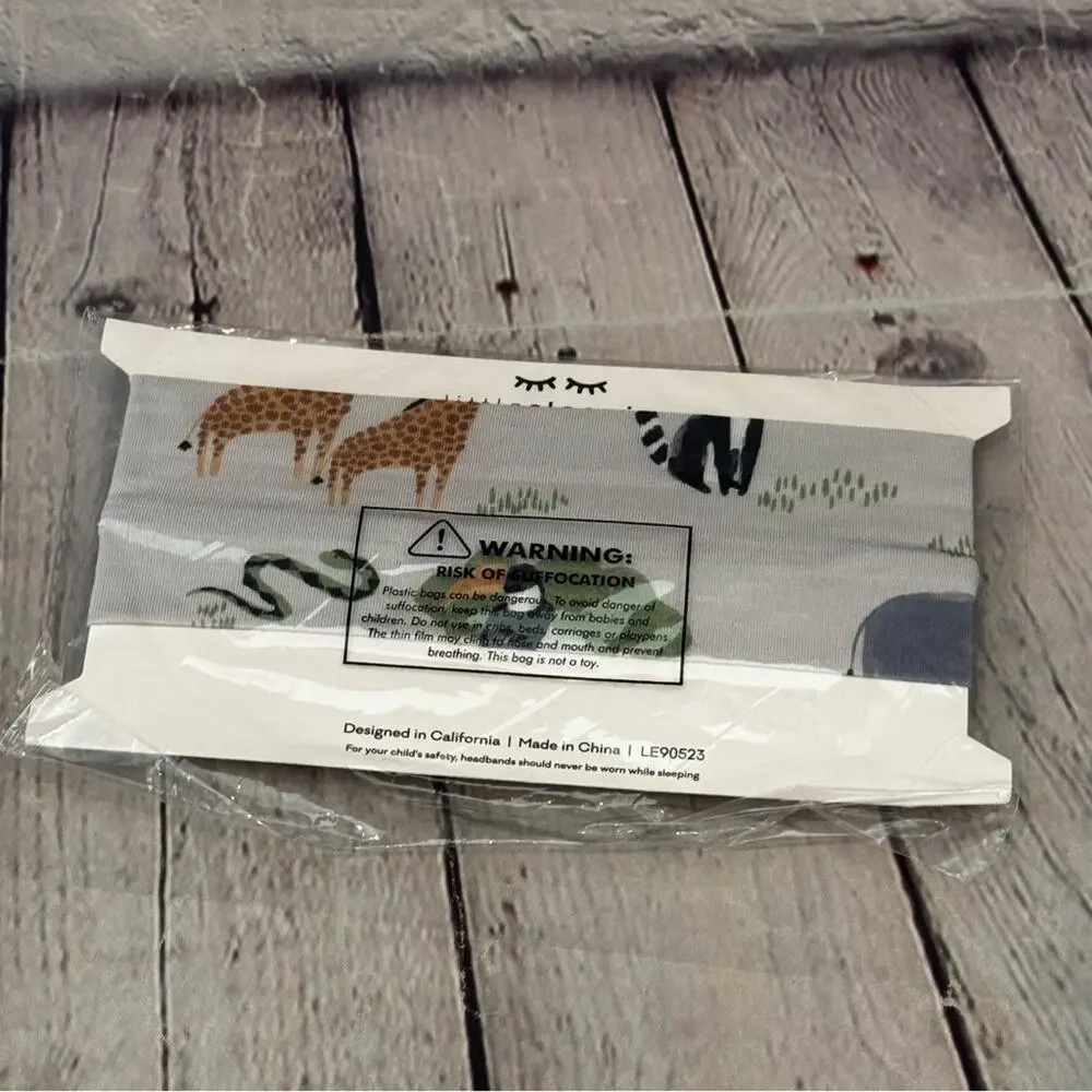 Little Sleepies Safari Friends Luxe Bow Headband